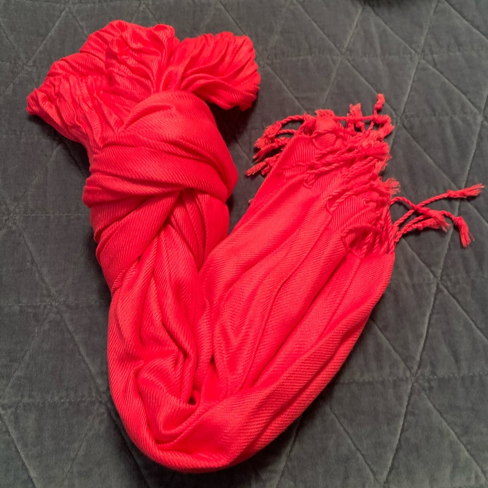 Hot Pink Pashmina Scarf